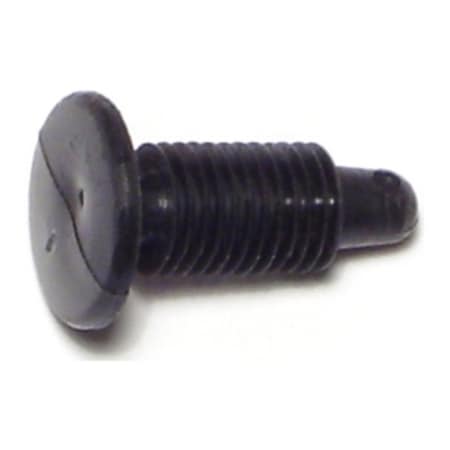 Midwest Fastener 0.3" x 0.7" Black Plastic Bumper Retainers 15PK 69162